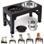Dog Bowl Stand with 3 Bowls - Image 2