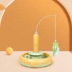 2 In 1 Pet Cat Toy With Feather For Self-Play Cat Turntable Pets Supplies Cat Toy Toys Cats Items Products - Image 7
