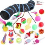22-Piece Funny Cat Toy Set With Cat Tunnel - Interactive Pet Toys For Endless Fun - Image 7