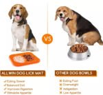 Mat For Dogs Cats Slow Food Bowls New Pet Dog Feeding Food Bowl Silicone Dog Feeding Lick Pad Dog Slow Feeders Treat Dispensing - Image 4