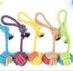 Handcrafted Cotton Rope Dog Leash Toys - Image 7