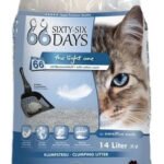 66 days cotton light cat litter