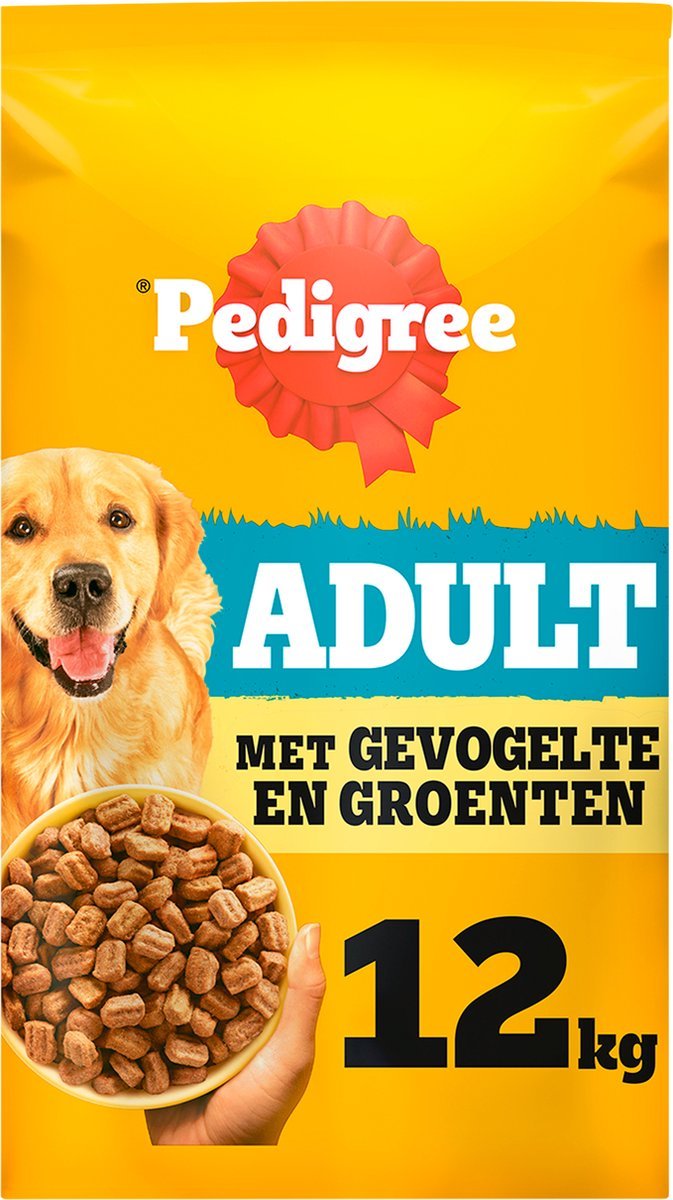 673x1200_e82395d7-ca73-4f06-9002-a208dc2d651c.jpg Pedigree dog food - adult dry food - poultry vegetables - 12kg - Image 1