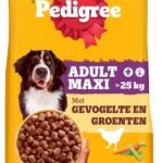 Pedigree dog food - adult maxi dry food - poultry and vegetables - 12kg