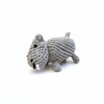 Large Gray Hippo Dog Rope Toys