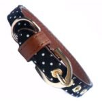 Polka Dot Fabric Dog Collar - Image 2