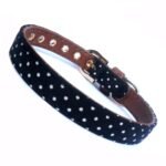 Polka Dot Fabric Dog Collar - Image 4
