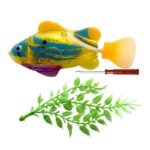 Led Light Swimmer: Interactive Pet Fish Electronic Cat Toys With Grass - Image 10