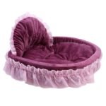 Cozy Haven Lace Pet Bed - Image 9