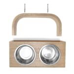 Wooden Elevated Dog Bowl Stand, 3 Sizes for Dogs and Cats - Image 5