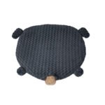 NNEIDS PaWz Pet Bed Cat Calming Beds Dog Squeaky L Charcoal Large