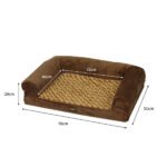 PaWz Pet Bed Sofa Dog Beds Bedding Soft M - Image 2