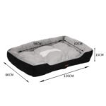 PaWz Pet Bed Dog Beds Bedding Mattress XXL Black XX-Large - Image 2
