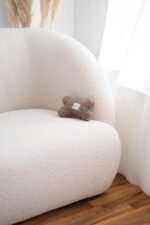 Natural Woolen Dog Toy - Bone - Beige - Image 4