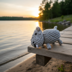 Large Gray Hippo Dog Rope Toys - Image 3